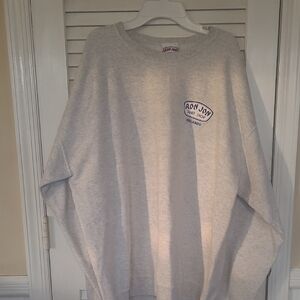 Ron Jon Light Gray Crewneck Sweatshirt with Colorful Graphic On Back